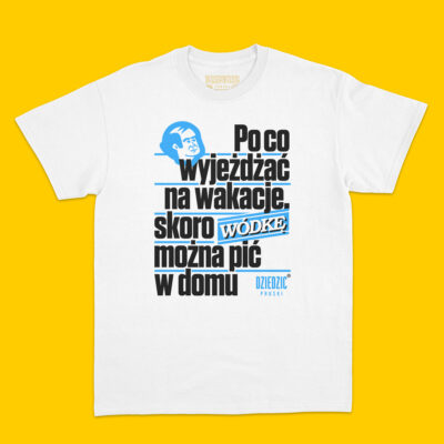 Wakacje Koszulka Biała