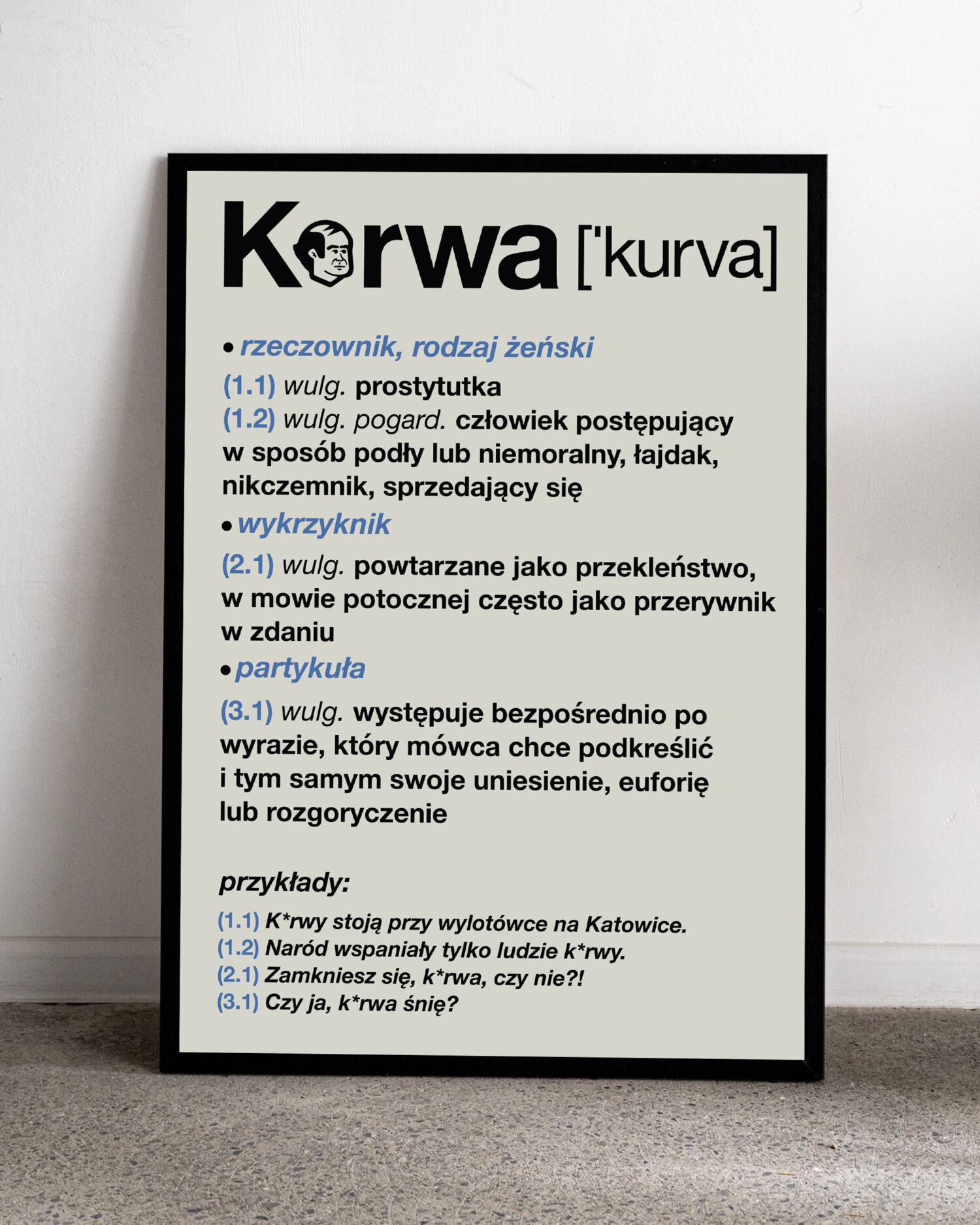 Plakat K*rwa
