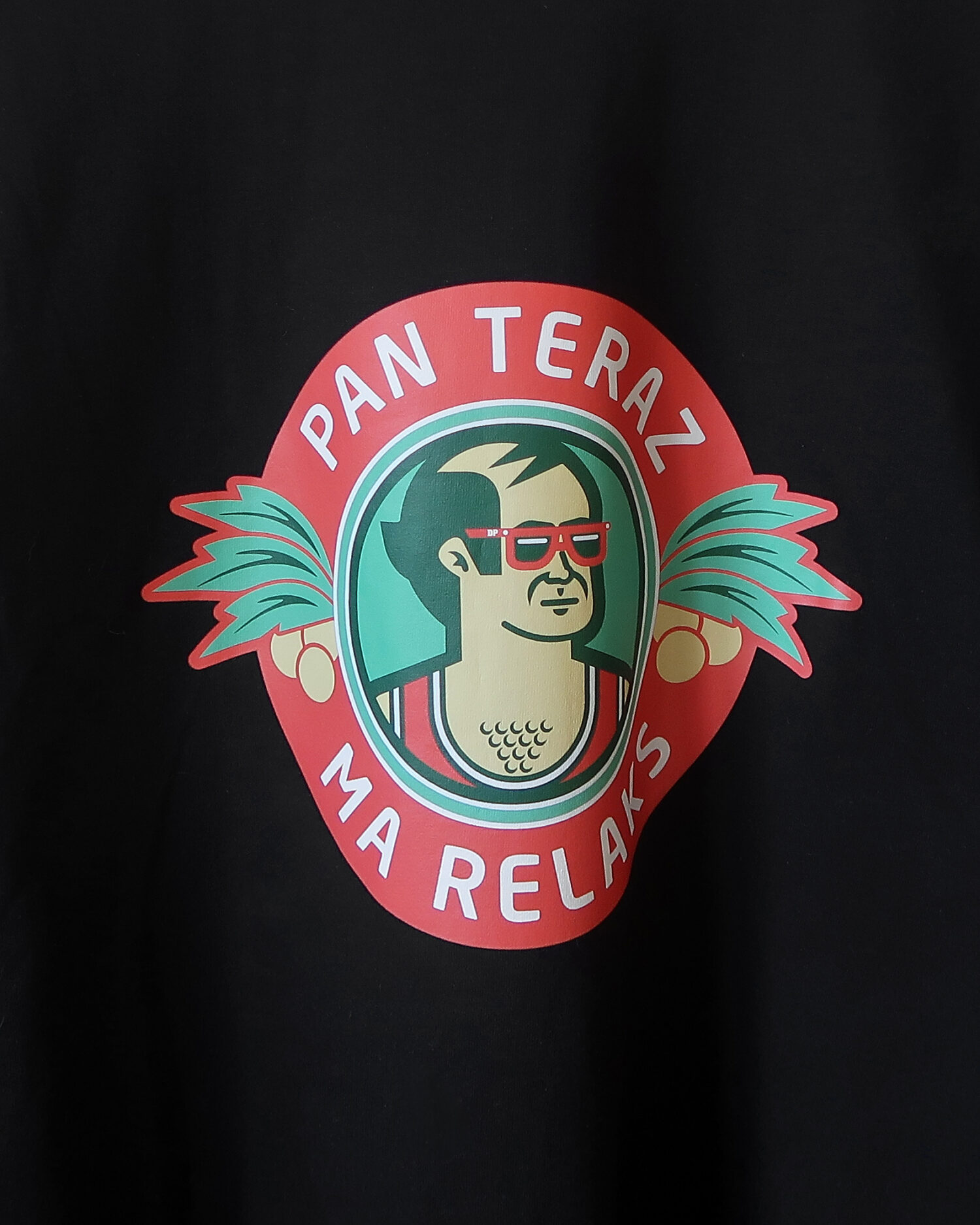 Koszulka Pan Teraz Ma Relaks (czarna)