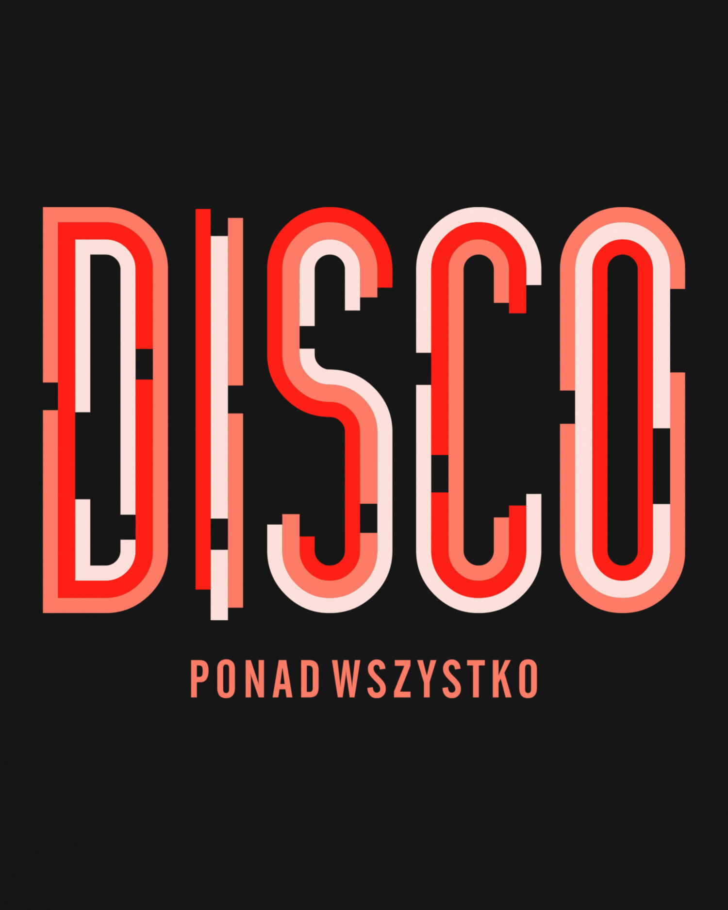 Czarna koszulka marki Dziedzic Pruskie z hasłem Disco ponad Wszystko.